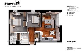 Spectacular Apartment Balcony View In City Centre