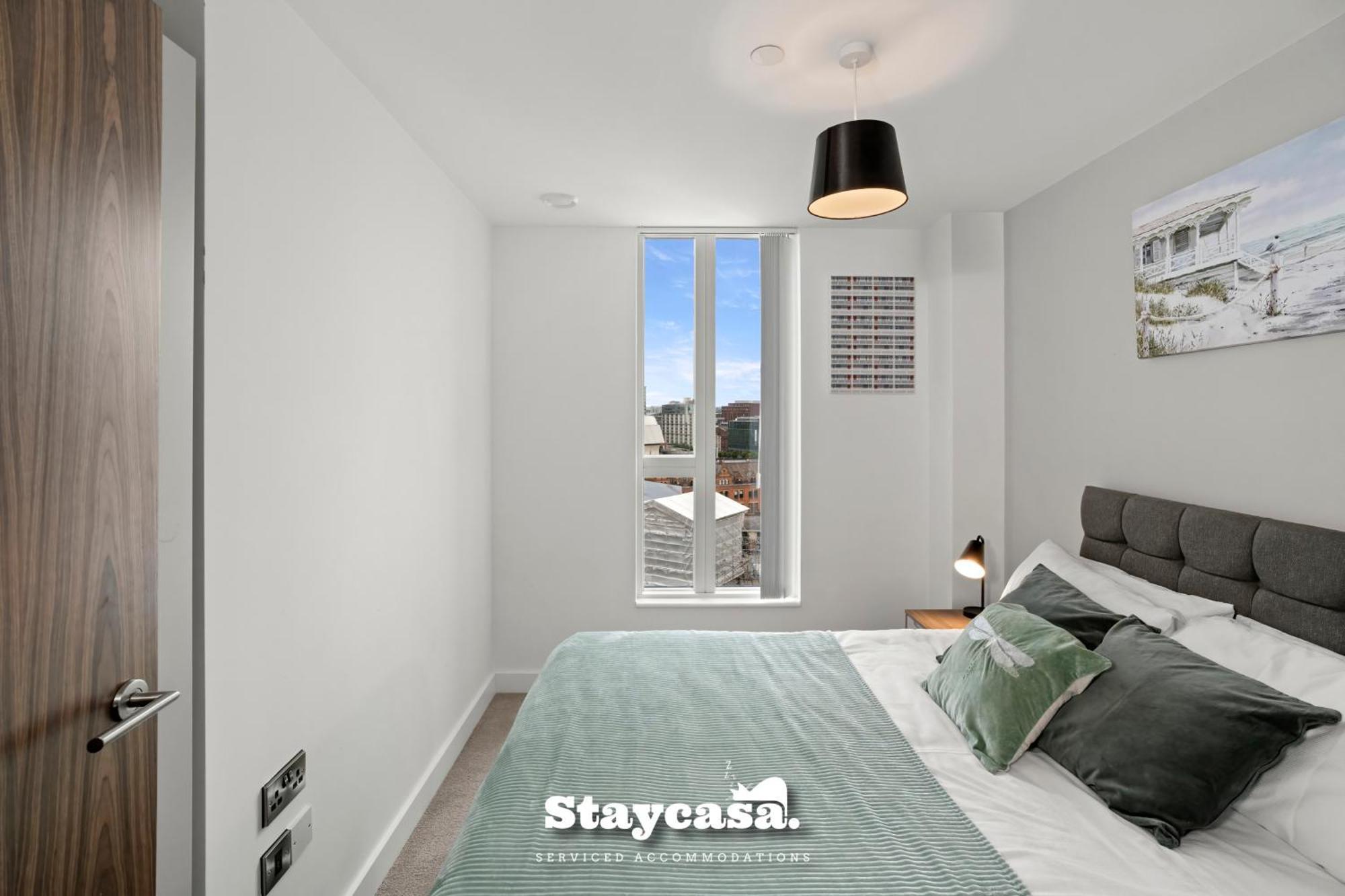 Spectacular Apartment Balcony View In City Centre Manchester Exterior photo