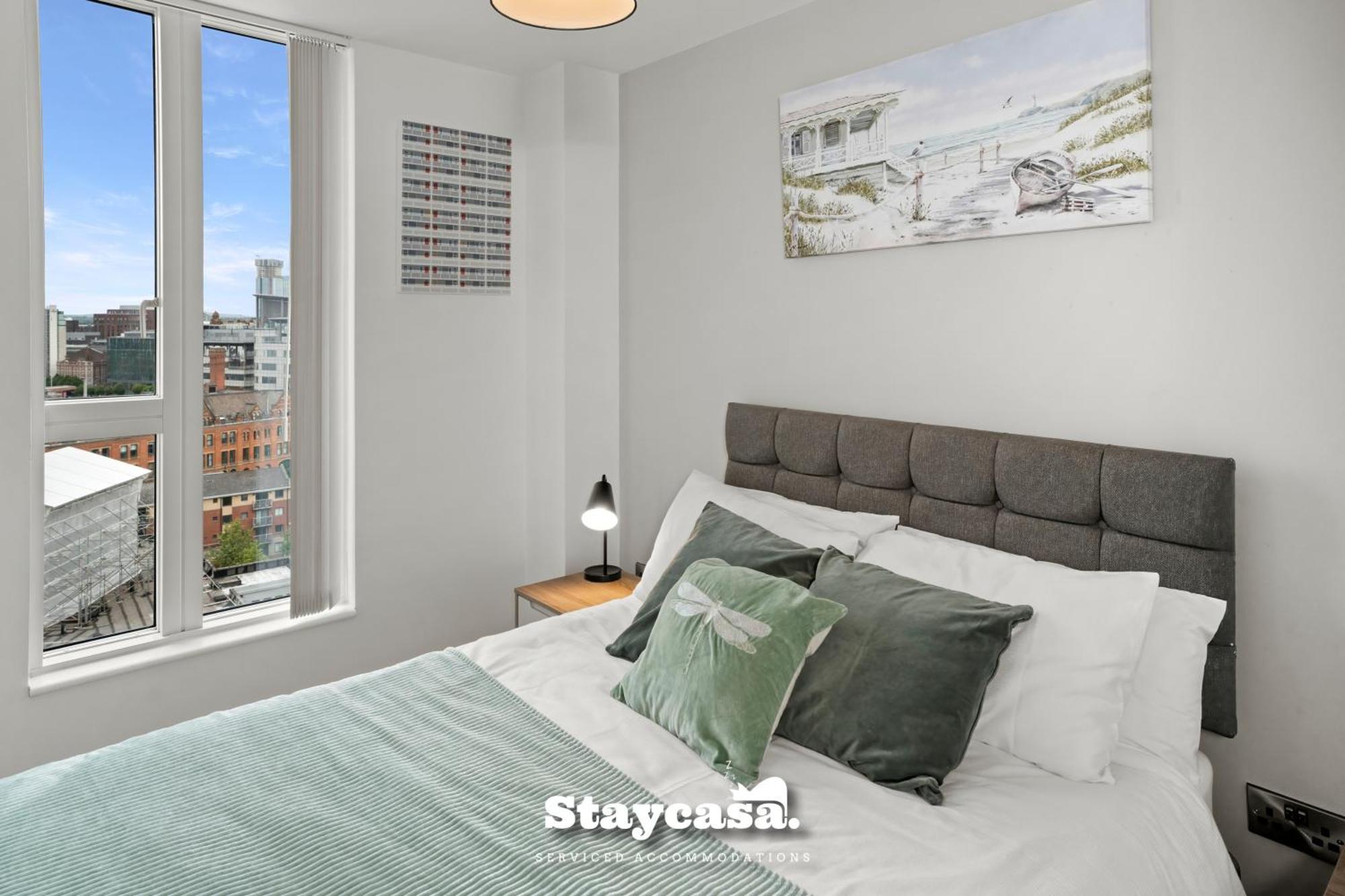 Spectacular Apartment Balcony View In City Centre Manchester Exterior photo