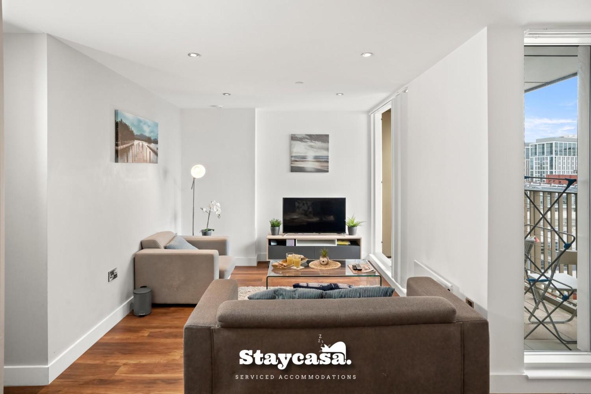 Spectacular Apartment Balcony View In City Centre Manchester Exterior photo