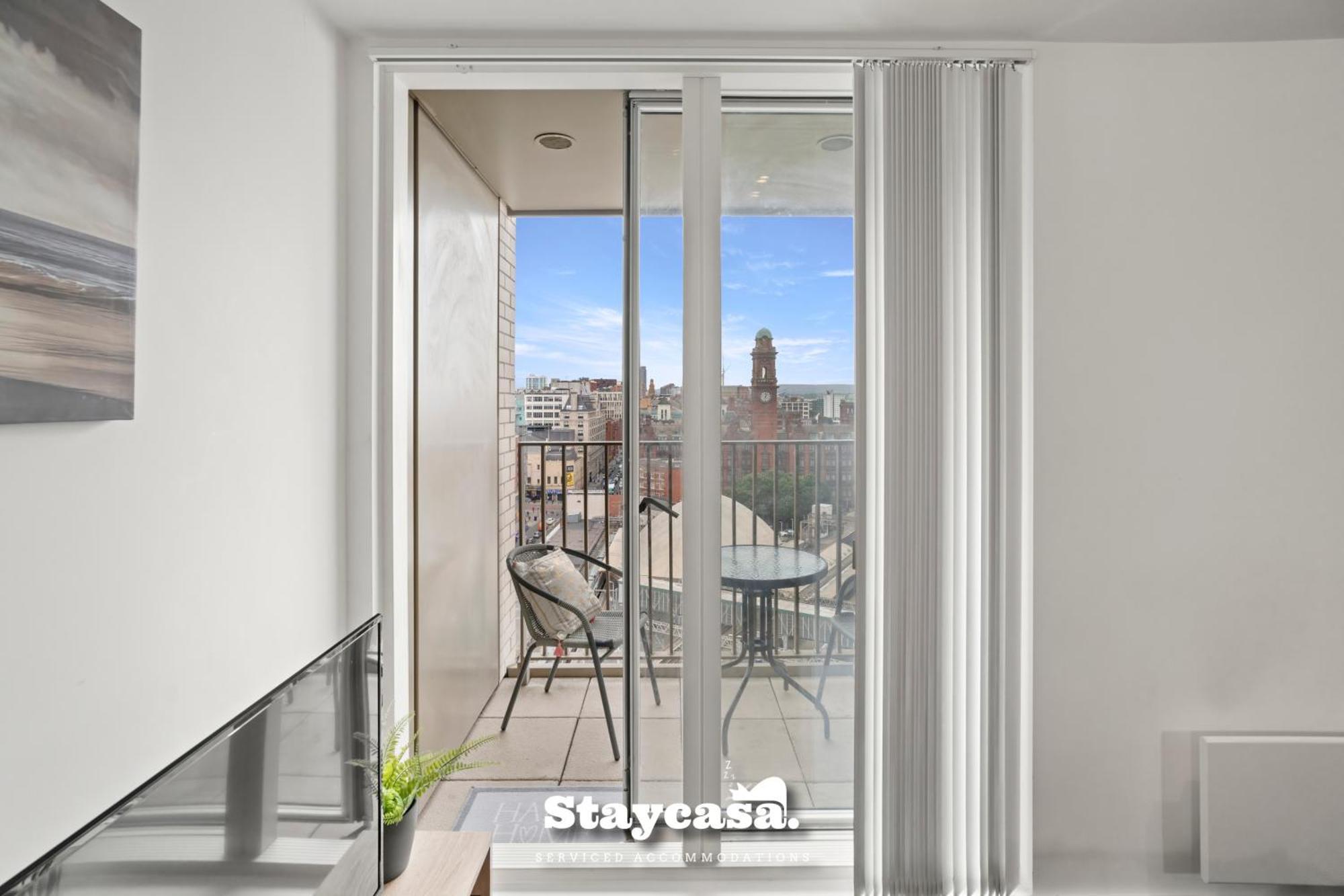 Spectacular Apartment Balcony View In City Centre Manchester Exterior photo