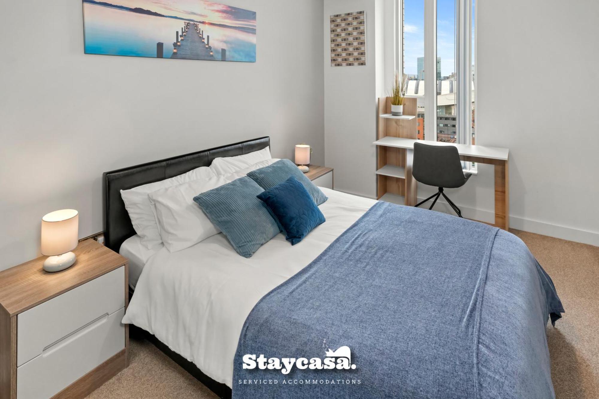 Spectacular Apartment Balcony View In City Centre Manchester Exterior photo